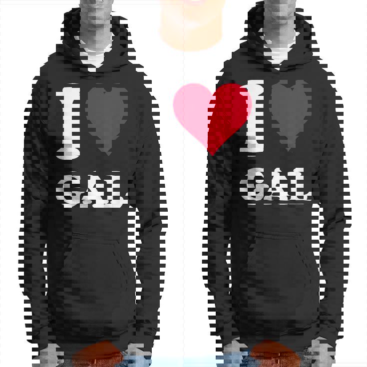 Red Heart I Love Gal パーカー