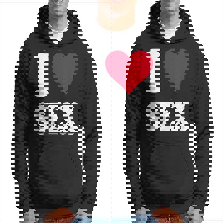 Red Heart I Loveex パーカー