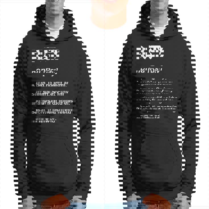 Rusty ネームシャツ パーカー