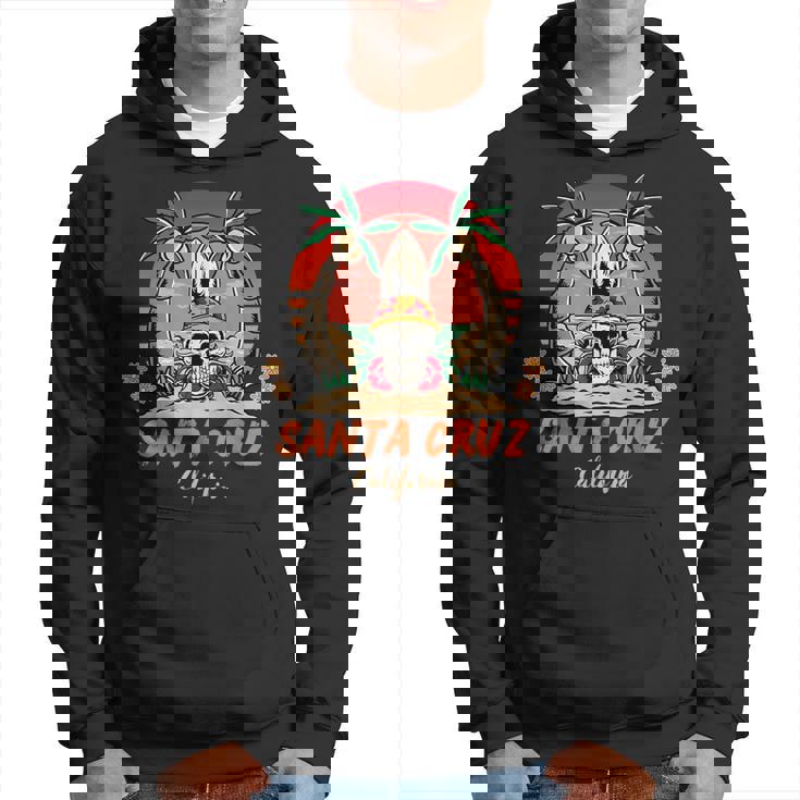 Santa Cruz カリフォルニア ヴィンテージ スケルトン サーファー サンタクルーズ パーカー