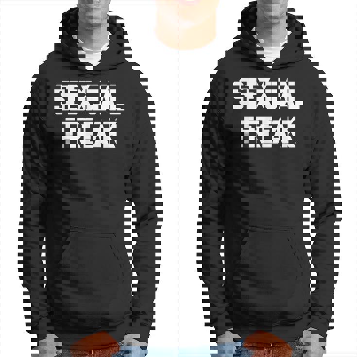 Sexual Freak 面白い言い回し皮肉なかわいいセクシーなクールなセックス パーカー