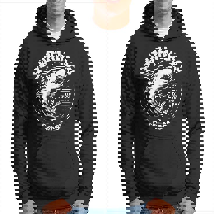 Sharkharknado Forecast ファニーグラフィックtシャツ パーカー