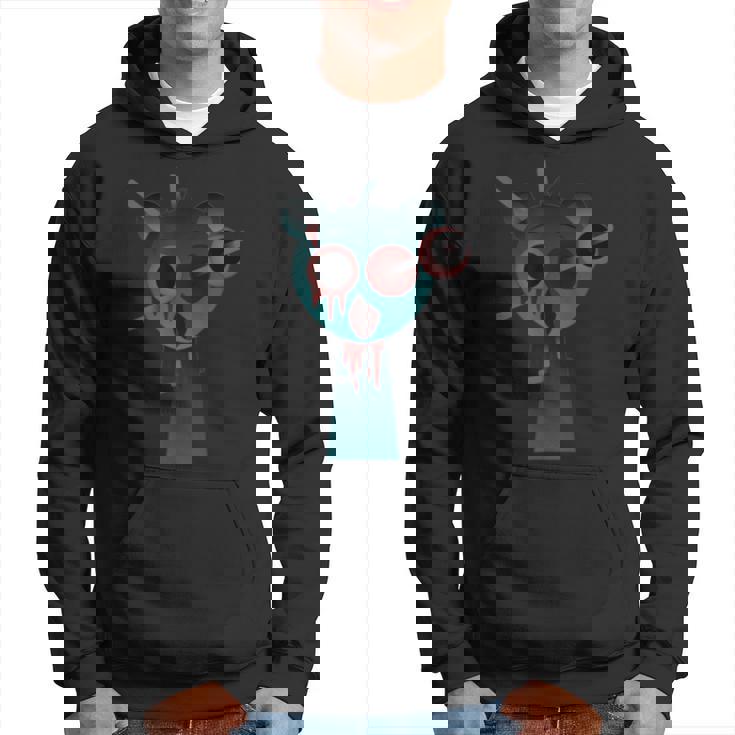 Sprunkiの怖いスカイブルー パーカー