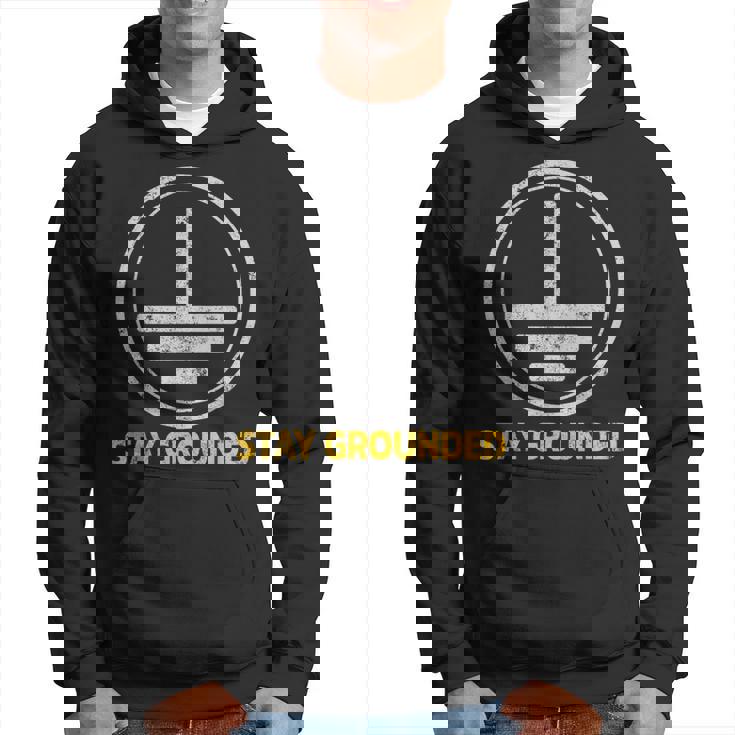 Stay Grounded面白い電気工学メカニック パーカー