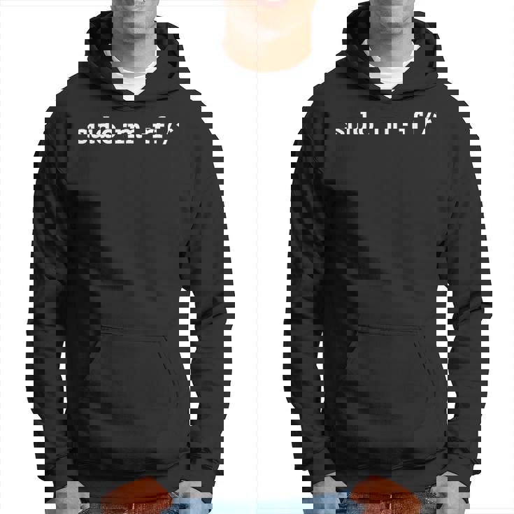 Sudo Rm -Rf 面白いlinuxコーディング パーカー