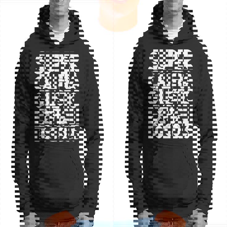 Supercalifragilisticexpiallegetic パーカー