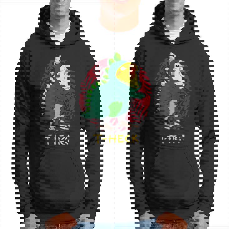 T Heck オカメインコ 面白い 恐竜 鳥 怒っているオウム 鳥 ミーム パーカー