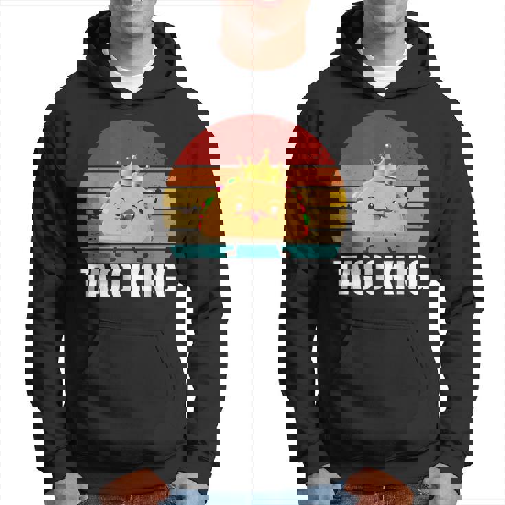 Taco King For Tacos Lover メキシカンタコス ファニー タコス サンセット パーカー