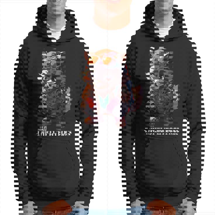 Tanuki Elite Forces No2 タヌキ精鋭部隊 かわいい狸 アニマル 動物 おもしろ 漢字 たぬき パーカー