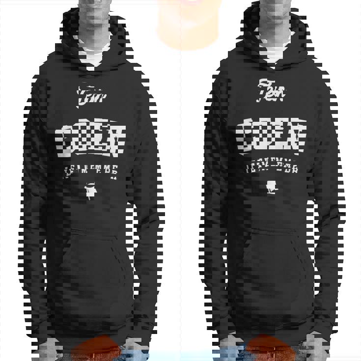 Team Coen ライフタイムメンバー 面白い名前 Coen パーカー