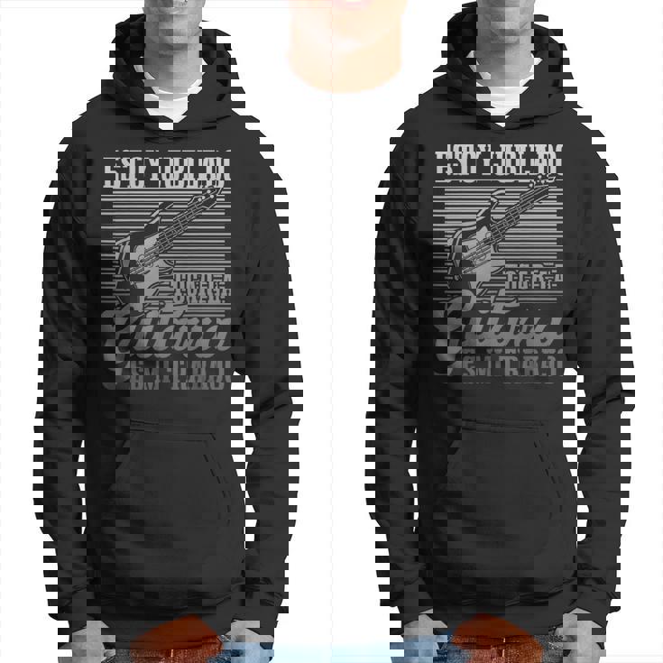 Tocar La Guitarra Es Mi Trabajo Músico Divertido Guitarrista Sudadera