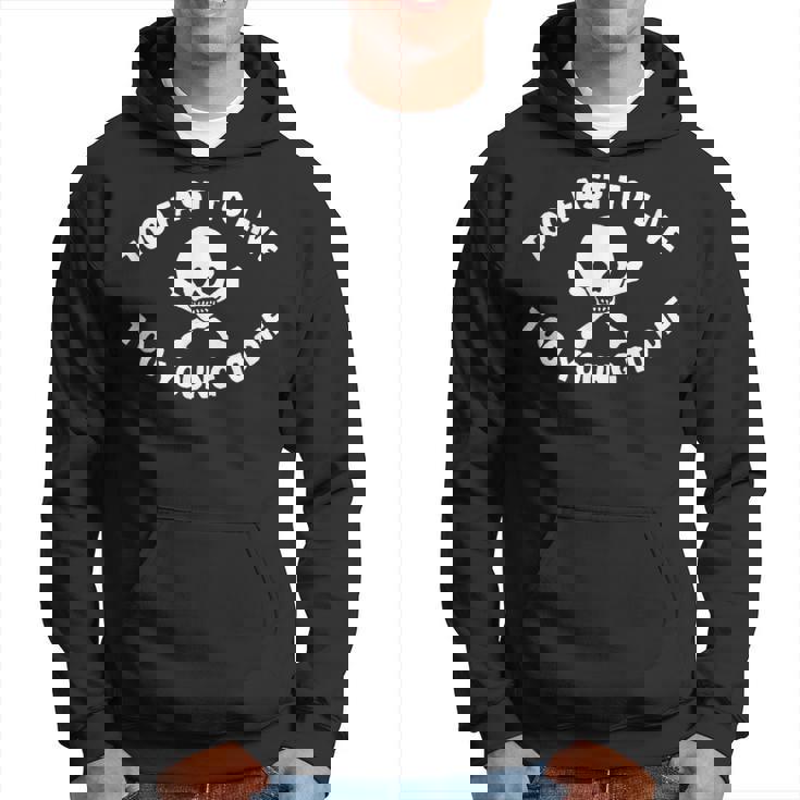 Too Fast To Live Too Young To Die プリント パーカー