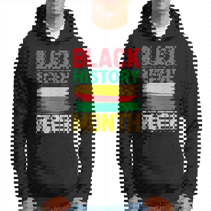 History Month ペイントブラシ ジューンティーンス ブラックヒストリー パーカー