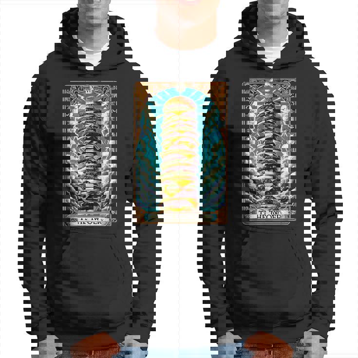 The Tower タロットカード バーガータワー ハンバーガー チーズバーガー パーカー