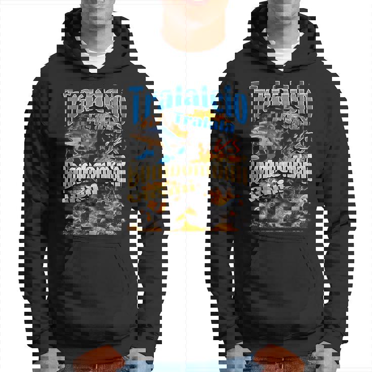 Tralalelos Bombombini Divertido Italiano Brainrot Meme Gráfico Sudadera