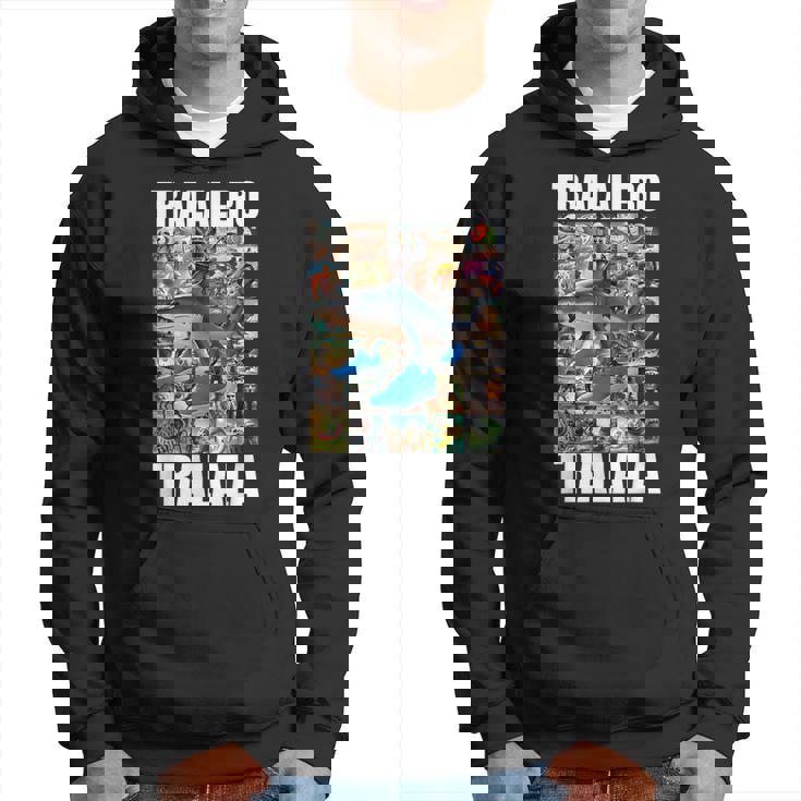 Tralalero Tralala イタリアンブレインロットミーム パーカー