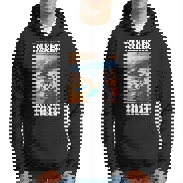 Tralalero Tralala Bootleg Brainrot イタリアン ブレイン ミーム パーカー