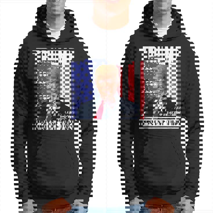 Trump The Best Is Yet To Come アメリカの国旗 ドナルド・トランプ パーカー