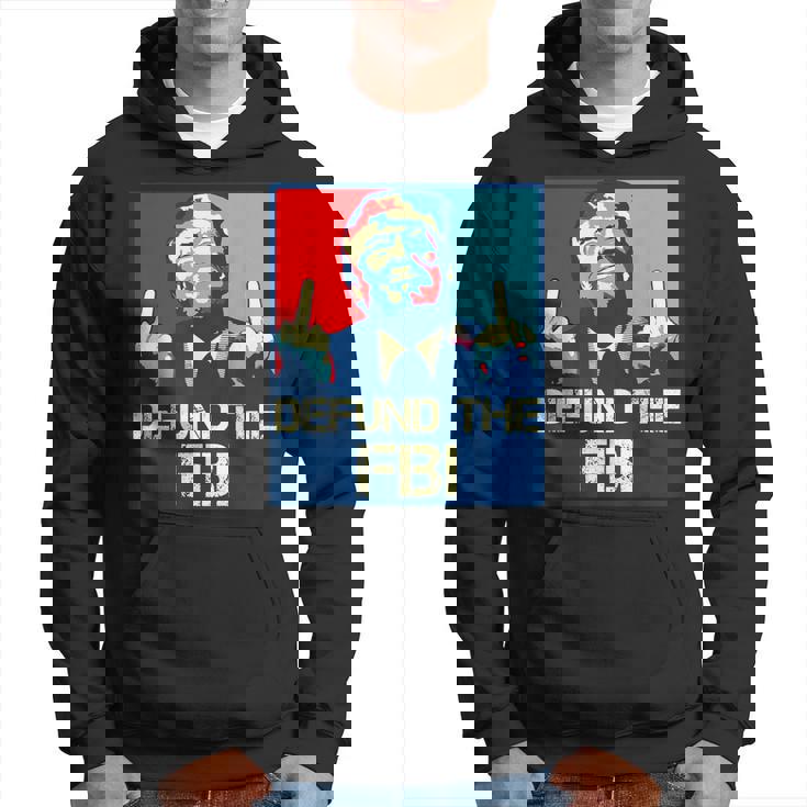 Trump Defund The Fbi ビンテージ プロトランプ 2024 愛国的 パーカー