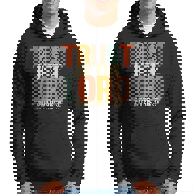 Trust In The Lord 箴言 3 パーカー