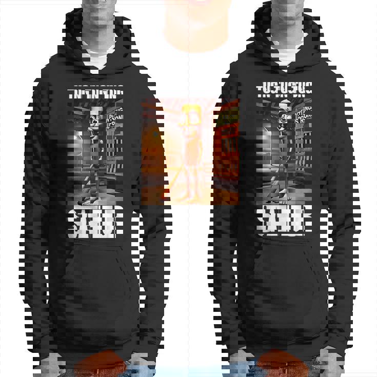 Tung Tung Tungahur-イタリアのブレインロットミーム パーカー