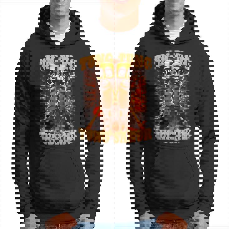 Tung Tungahur 面白い イタリアン ブレイン ミーム トゥン トゥン サフール パーカー