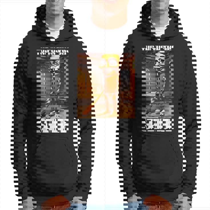 Tungahur イタリアンブレイン レッド ミーム パーカー