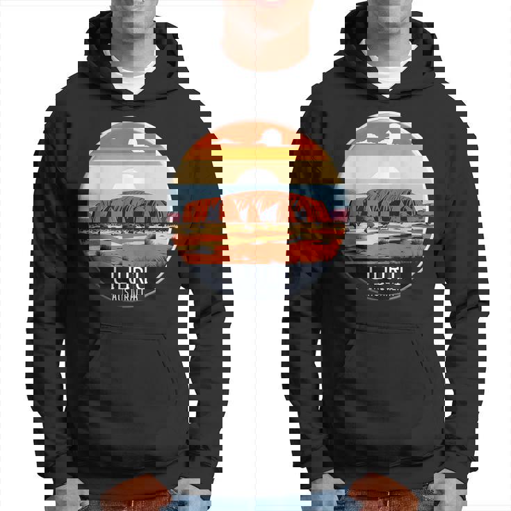 Uluru オーストラリア お土産 エアーズ ロック 記念品 ヴィンテージ 太陽 パーカー