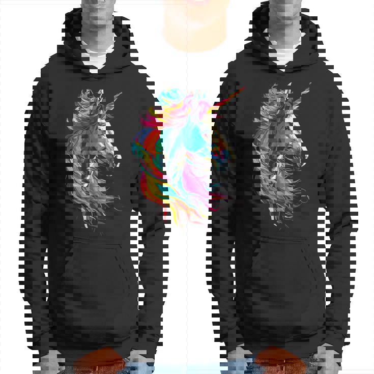 Unicornio Arco Iris Animal Zoológico Sudadera