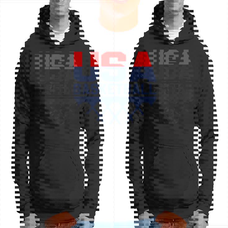 Usaチームスポーツバスケットボール パーカー