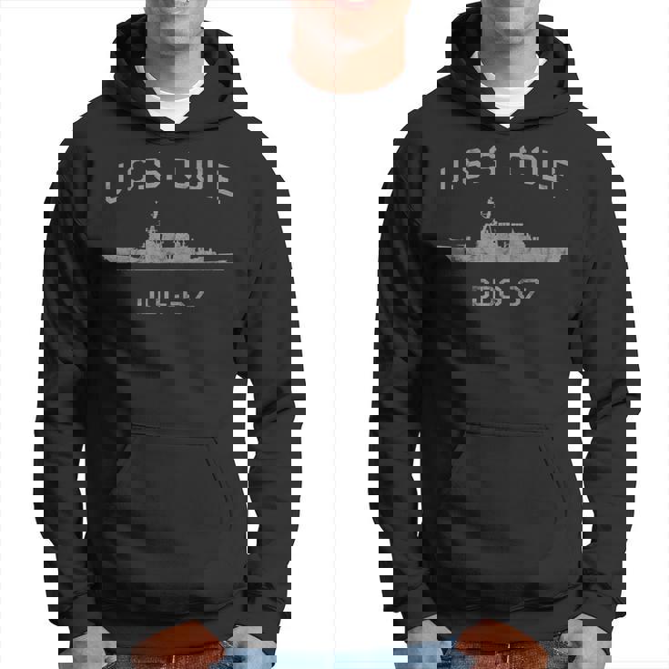 Uss Cole Ddg-67 De Perfil De Línea De Flotación Sudadera