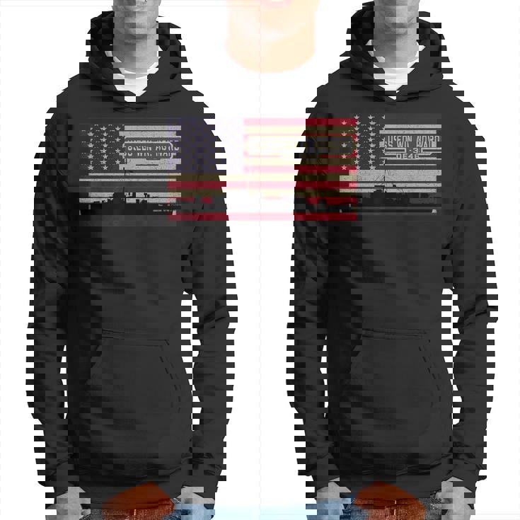 Uss エドウィン A ハワード De-346 船舶図 アメリカ国旗 パーカー