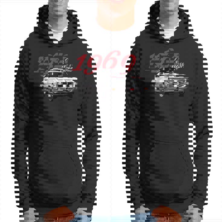 Vintage 1969 Gto、アメリカのマッスルカー、クラシックホットロッド パーカー