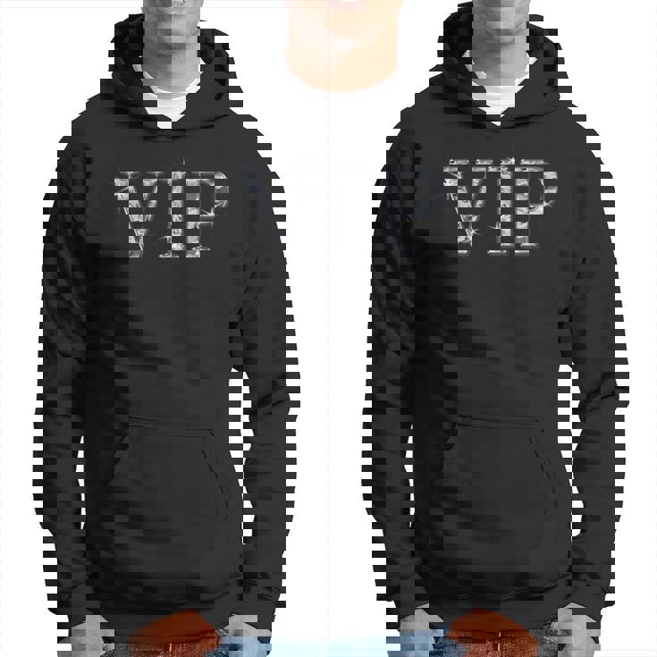 Vip【ダイヤモンド風 フォント】面白い パーカー