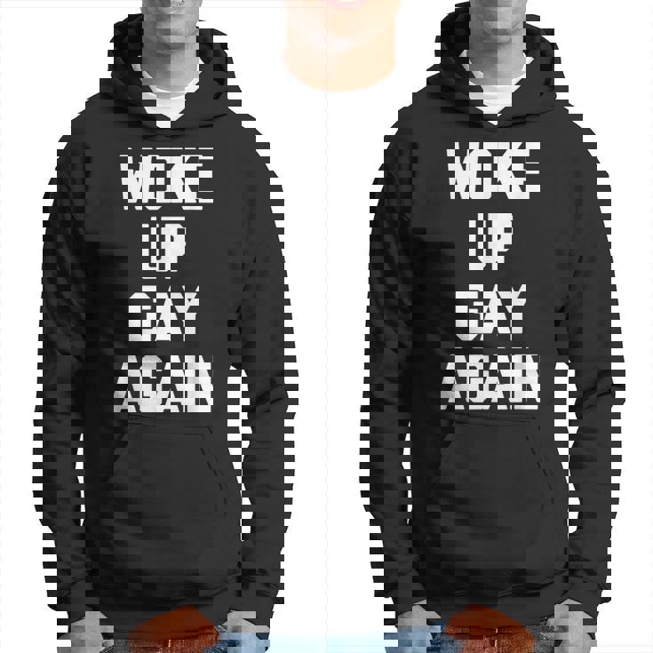 Woke Up Gay Again ayingarcastic Gay Pride Gay パーカー