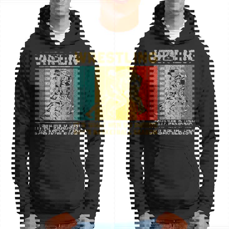 Wrestling It's What Do ビンテージレスリングレスラー パーカー