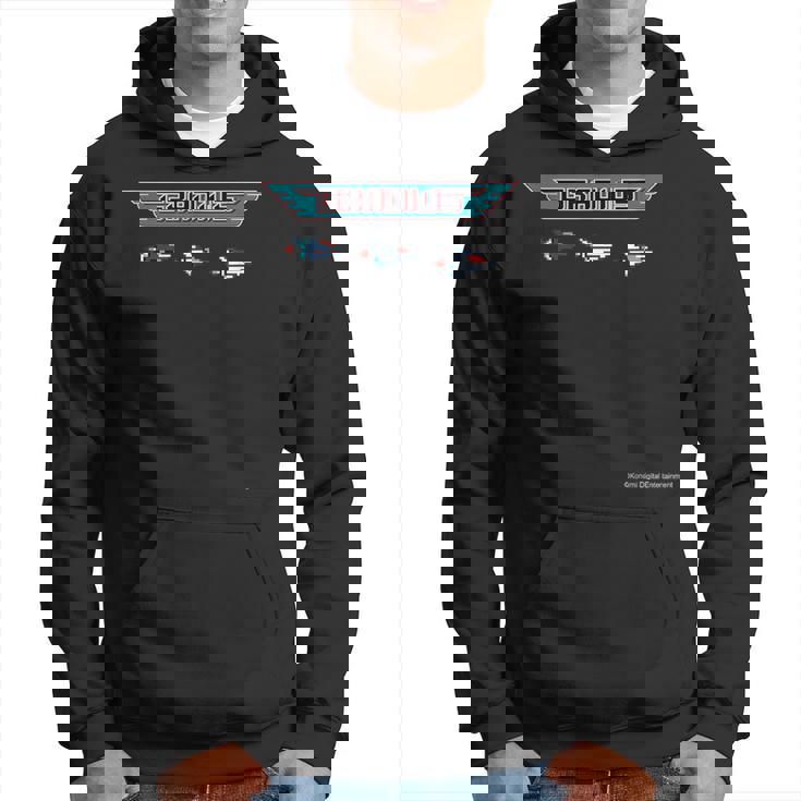 「グラディウス」ロゴ&ビックバイパー三形態 パーカー