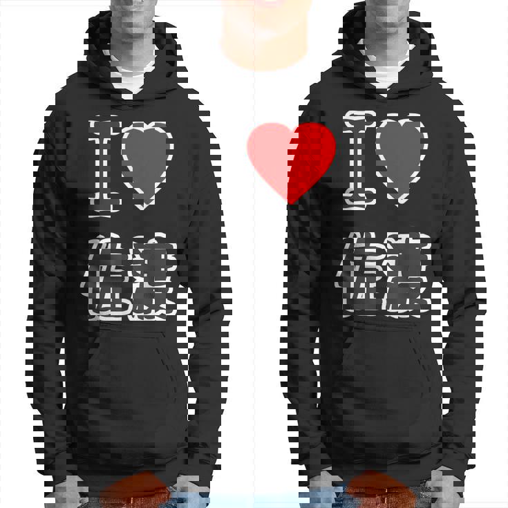 【両面プリント・表裏】アイラブ・佐渡（I Love ハート）佐渡ヶ島 Jimo-T ジモティ 地元愛 面白 パーカー