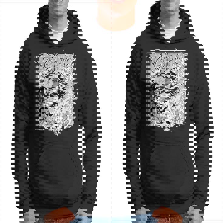 【百鬼あやめ】『ヤマト神想怪異譚』漫画コマtシャツ（本人セレクト 英語） パーカー