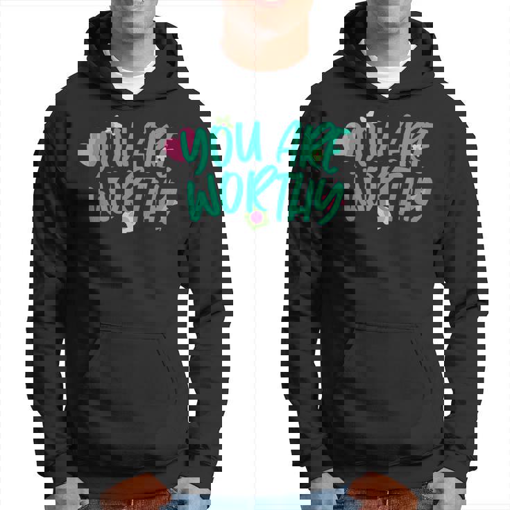 あなたはふさわしい パーカー