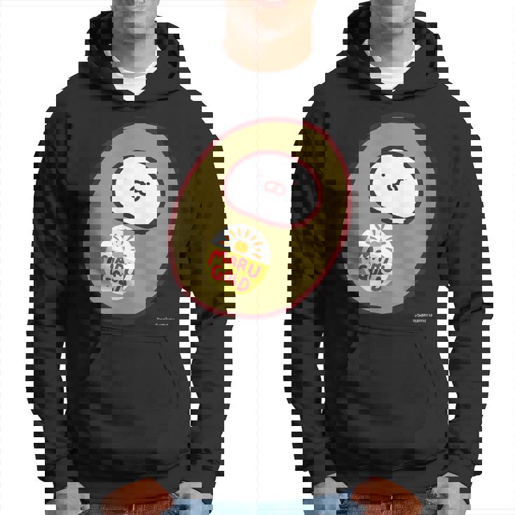 うさまる キウイまる ダークカラー パーカー