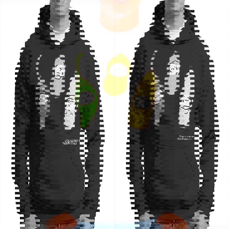 うさまる ベジまるズ ダークカラー パーカー