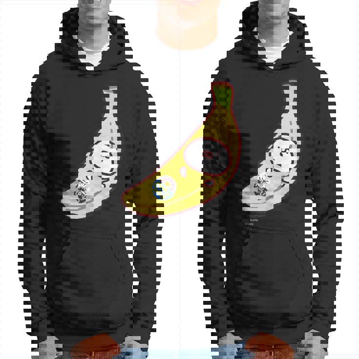 うさまるバナナまる ダークカラー パーカー