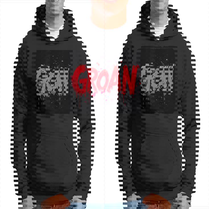 うめき声の衣装で苦労を表現しましょう。 パーカー