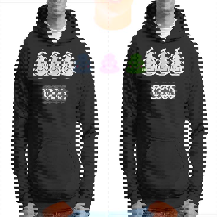 うんこ くん《3 スリー》【Unko】うんち ポップ ゆるくて かわいい キャラクター イラスト パーカー