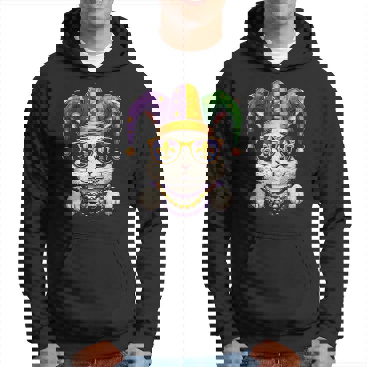 おもしろうさぎ マルディグラ フェスティバル カーニバル レディース メンズ キッズ パーカー