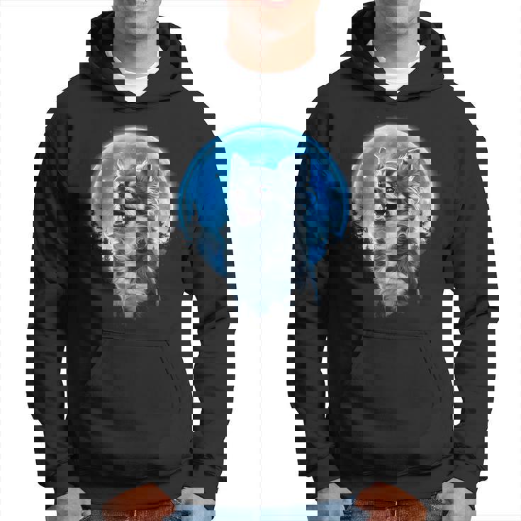 おもしろチワワ吠え月 チワワオーナー。 パーカー