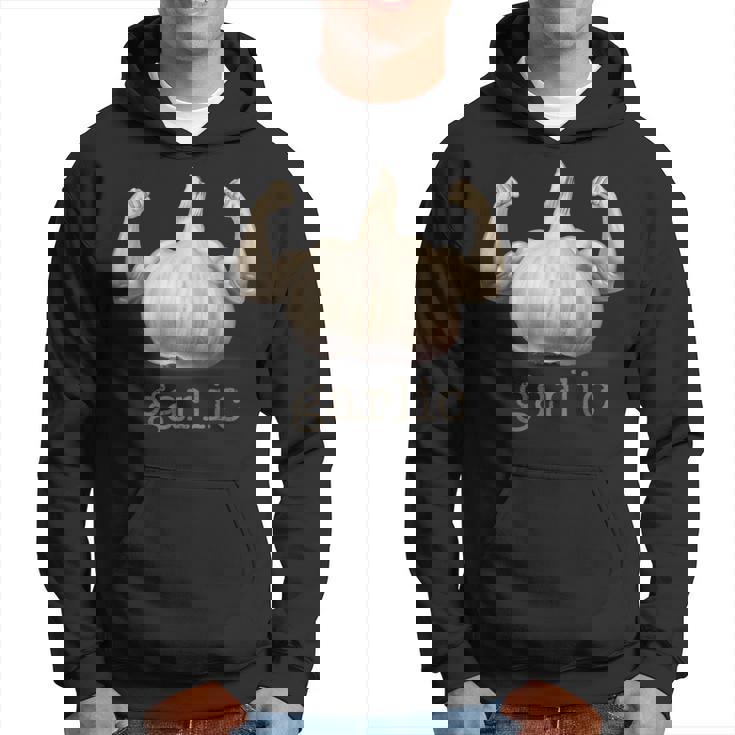 おもしろニンニクデザイン パーカー