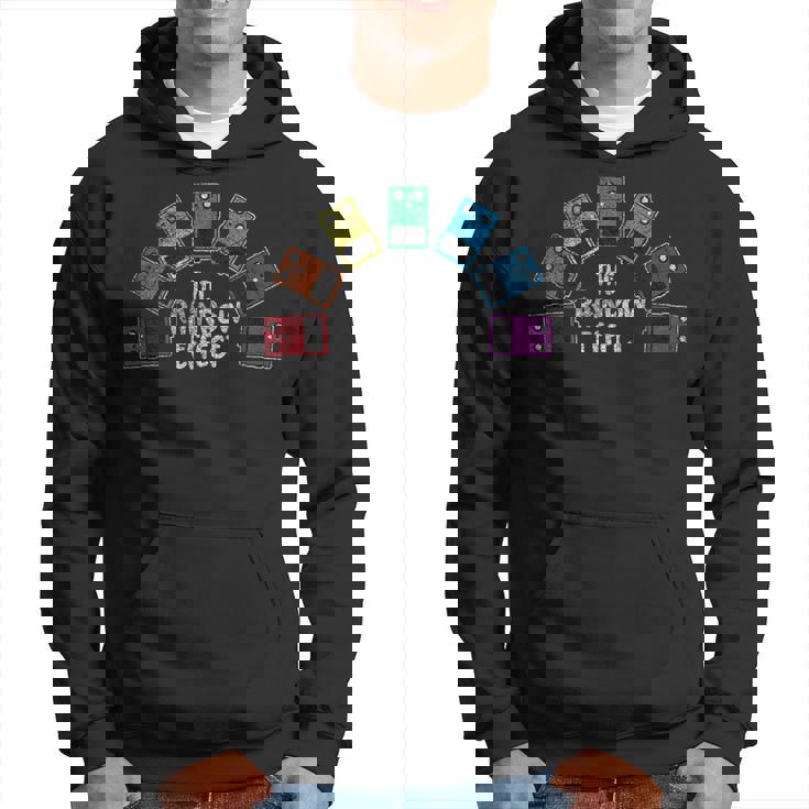 おもしろレインボーエフェクトギターペダルtシャツ パーカー