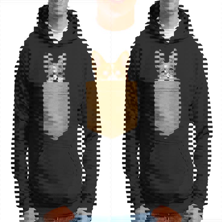 おもしろ犬好きギフトウェルシュ・コーギー・イン・マイ・ユア・ポケット パーカー